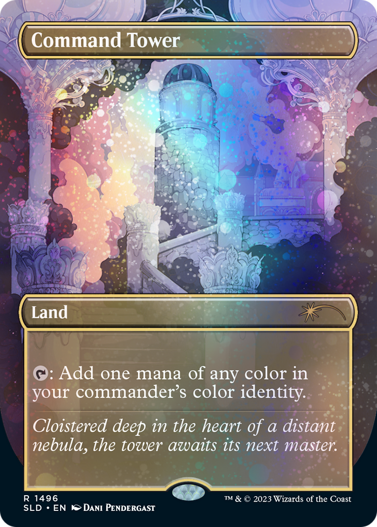 Command Tower (1697) (Rainbow Foil) [Secret Lair Drop Series] MTG Single Magic: The Gathering | Red Claw Gaming
