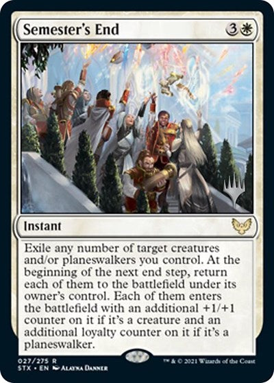 Semester's End (Promo Pack) [Strixhaven: School of Mages Promos] MTG Single Magic: The Gathering | Red Claw Gaming