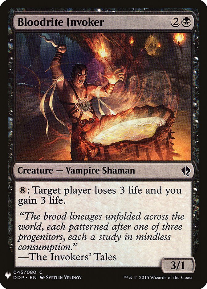 Bloodrite Invoker [Mystery Booster] MTG Single Magic: The Gathering | Red Claw Gaming