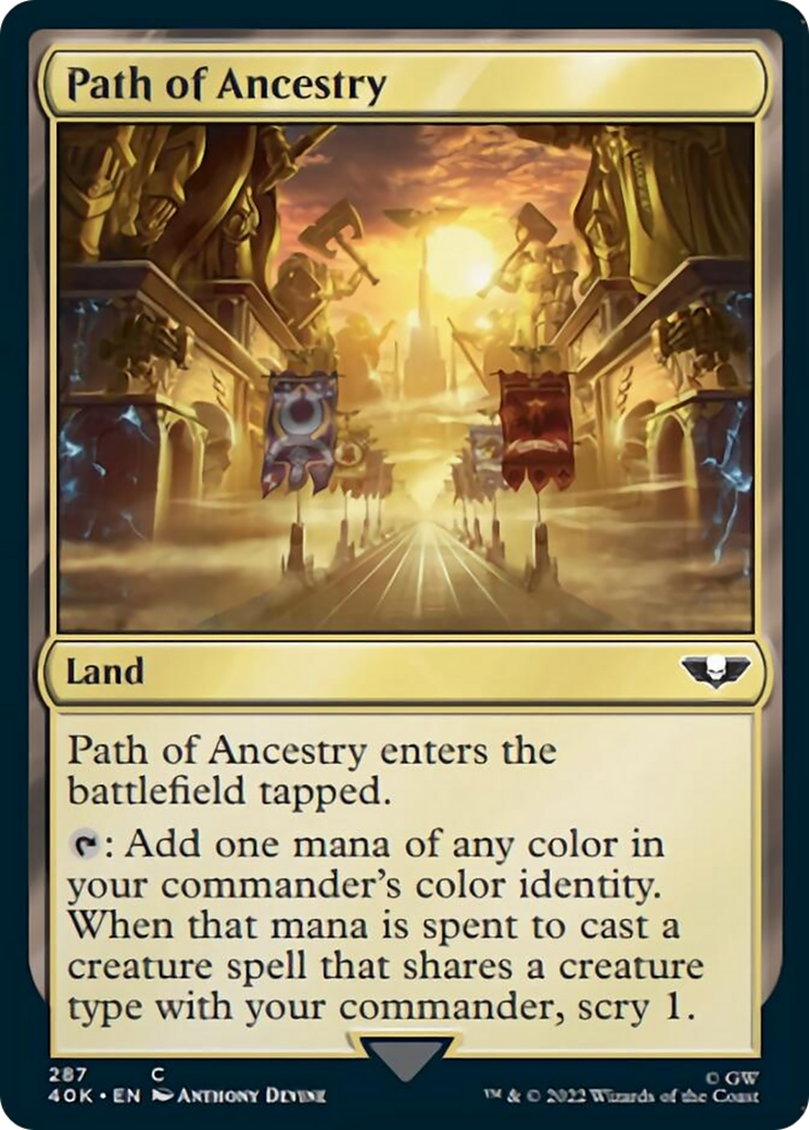 Path of Ancestry [Warhammer 40,000] MTG Single Magic: The Gathering | Red Claw Gaming