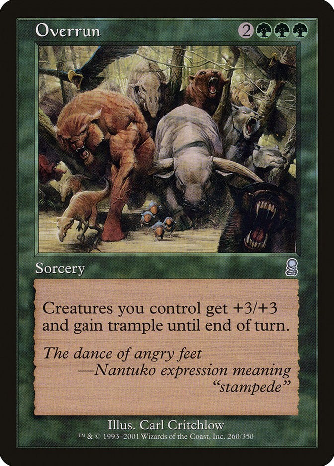 Overrun [Odyssey] MTG Single Magic: The Gathering | Red Claw Gaming