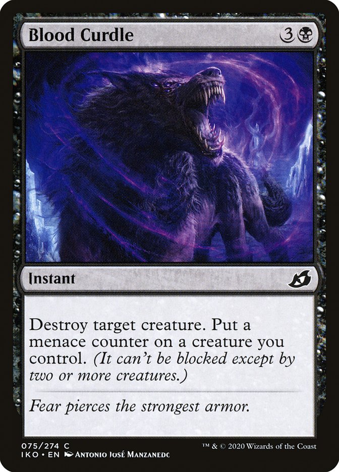 Blood Curdle [Ikoria: Lair of Behemoths] MTG Single Magic: The Gathering | Red Claw Gaming
