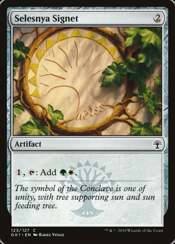 Selesnya Signet [Guilds of Ravnica Guild Kit] MTG Single Magic: The Gathering | Red Claw Gaming