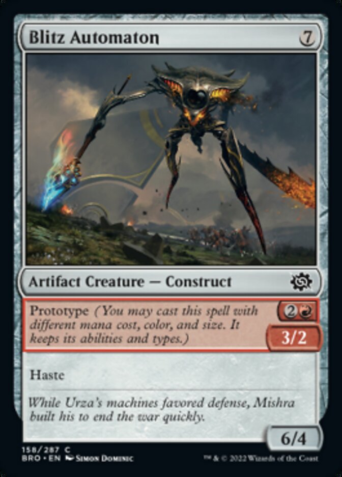 Blitz Automaton [The Brothers' War] MTG Single Magic: The Gathering | Red Claw Gaming