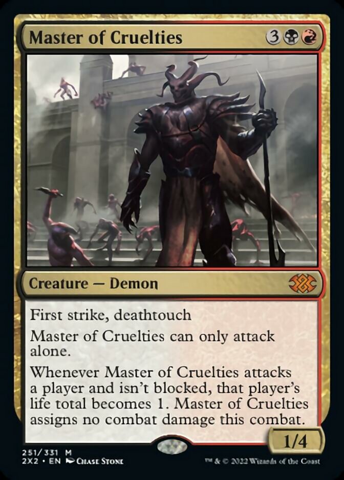 Master of Cruelties [Double Masters 2022] MTG Single Magic: The Gathering    | Red Claw Gaming
