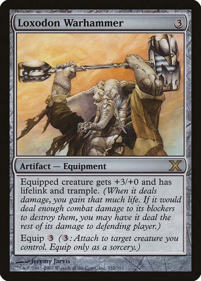 Loxodon Warhammer [Tenth Edition] MTG Single Magic: The Gathering | Red Claw Gaming