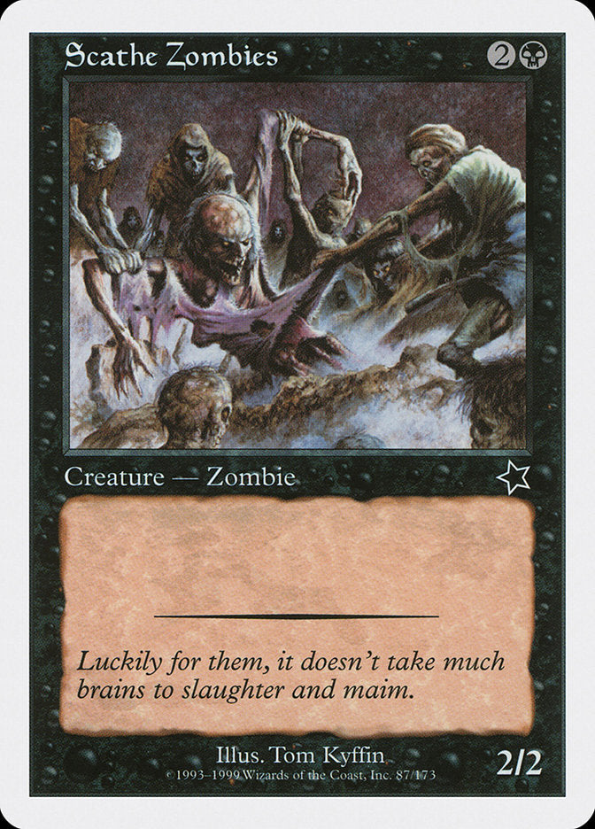 Scathe Zombies [Starter 1999] MTG Single Magic: The Gathering | Red Claw Gaming