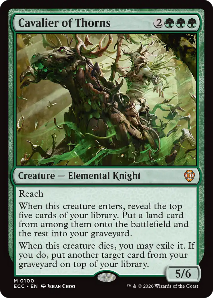 Cavalier of Thorns [Lorwyn Eclipsed Commander] MTG Single Magic: The Gathering | Red Claw Gaming