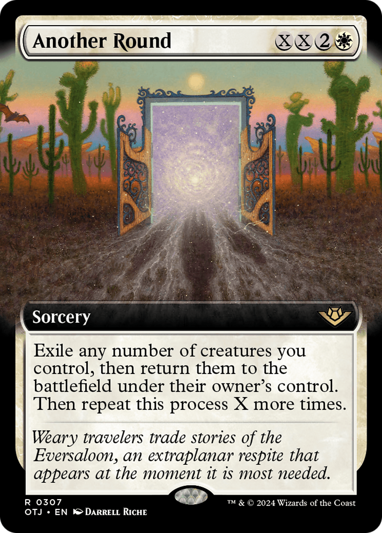 Another Round (Extended Art) [Outlaws of Thunder Junction] MTG Single Magic: The Gathering | Red Claw Gaming