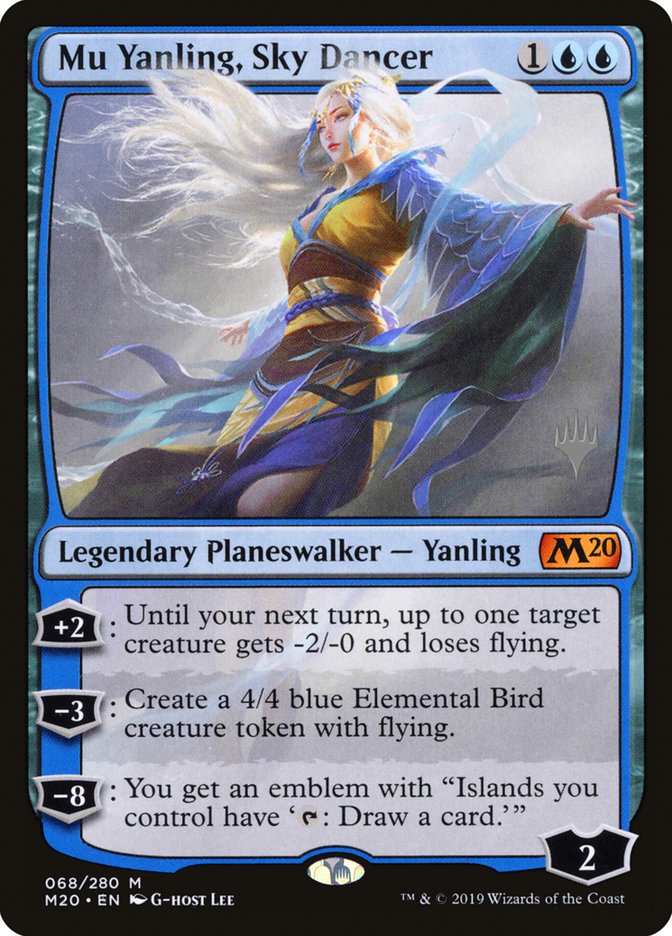 Mu Yanling, Sky Dancer (Promo Pack) [Core Set 2020 Promos] MTG Single Magic: The Gathering | Red Claw Gaming