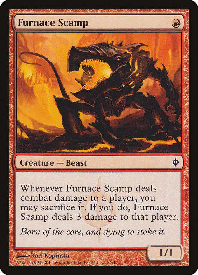 Furnace Scamp [New Phyrexia] MTG Single Magic: The Gathering | Red Claw Gaming