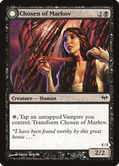 Chosen of Markov // Markov's Servant [Dark Ascension] MTG Single Magic: The Gathering | Red Claw Gaming