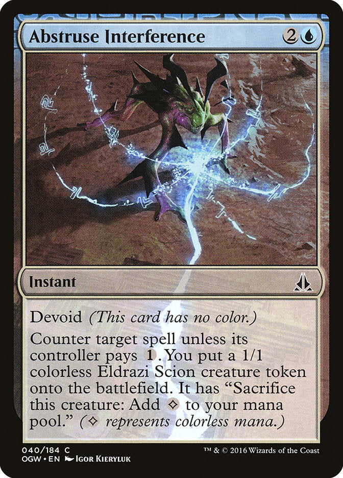 Abstruse Interference [Oath of the Gatewatch] MTG Single Magic: The Gathering | Red Claw Gaming