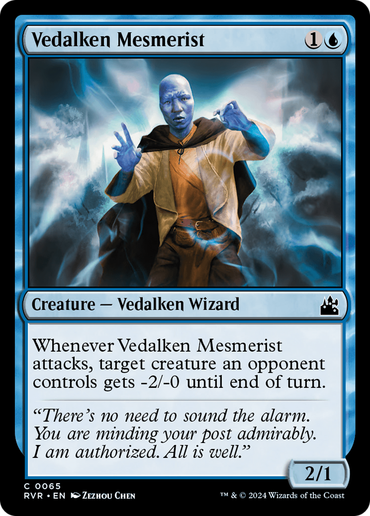 Vedalken Mesmerist [Ravnica Remastered] MTG Single Magic: The Gathering | Red Claw Gaming