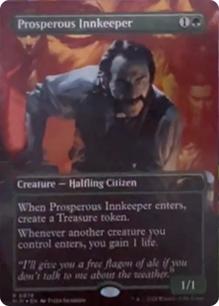 Prosperous Innkeeper (Rainbow Foil) [Secret Lair Drop Series] MTG Single Magic: The Gathering | Red Claw Gaming