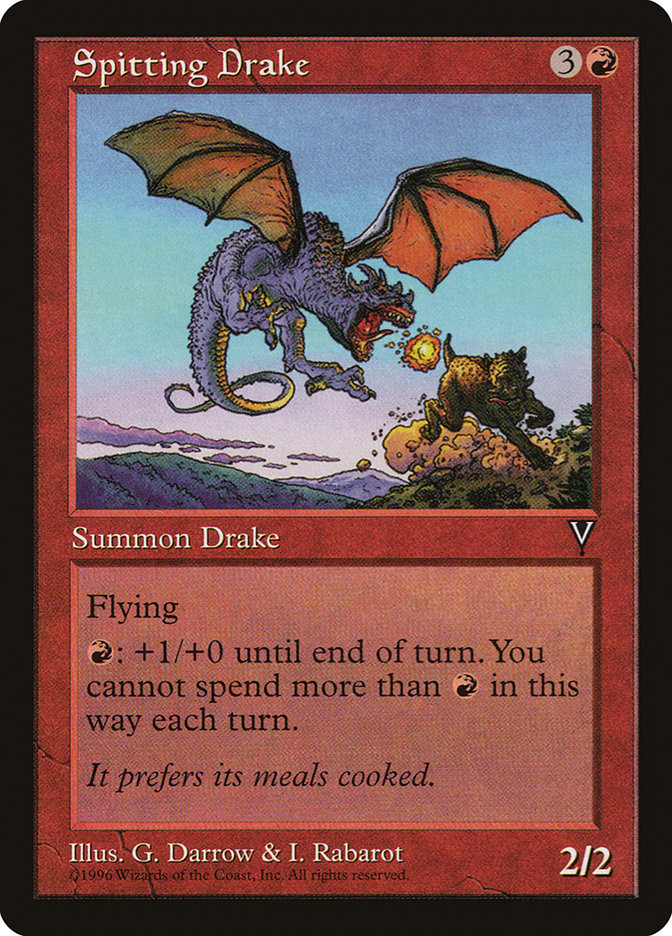 Spitting Drake [Visions] MTG Single Magic: The Gathering | Red Claw Gaming