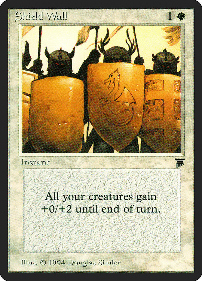 Shield Wall [Legends] MTG Single Magic: The Gathering | Red Claw Gaming