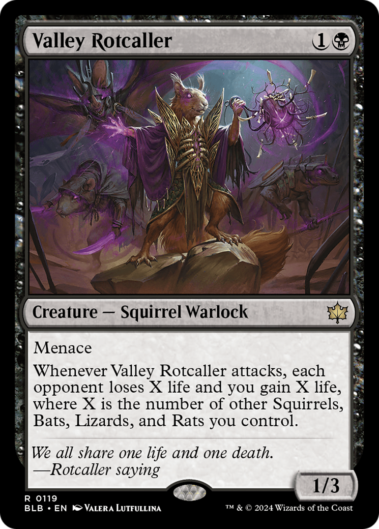 Valley Rotcaller [Bloomburrow] MTG Single Magic: The Gathering | Red Claw Gaming