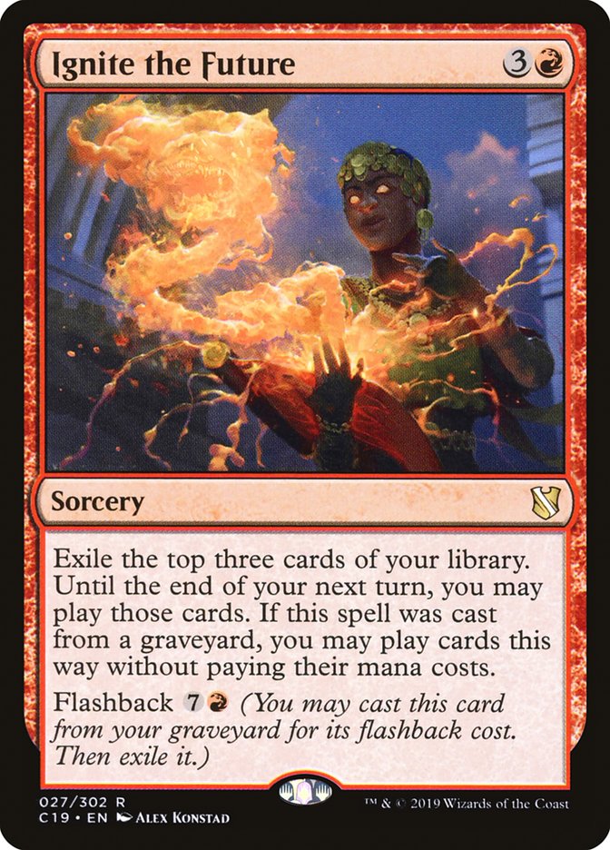 Ignite the Future [Commander 2019] MTG Single Magic: The Gathering | Red Claw Gaming