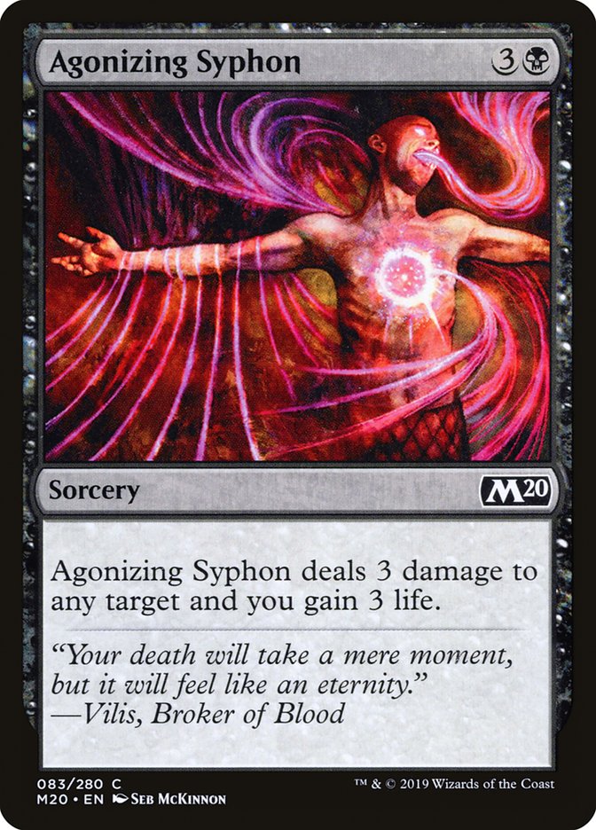 Agonizing Syphon [Core Set 2020] MTG Single Magic: The Gathering | Red Claw Gaming