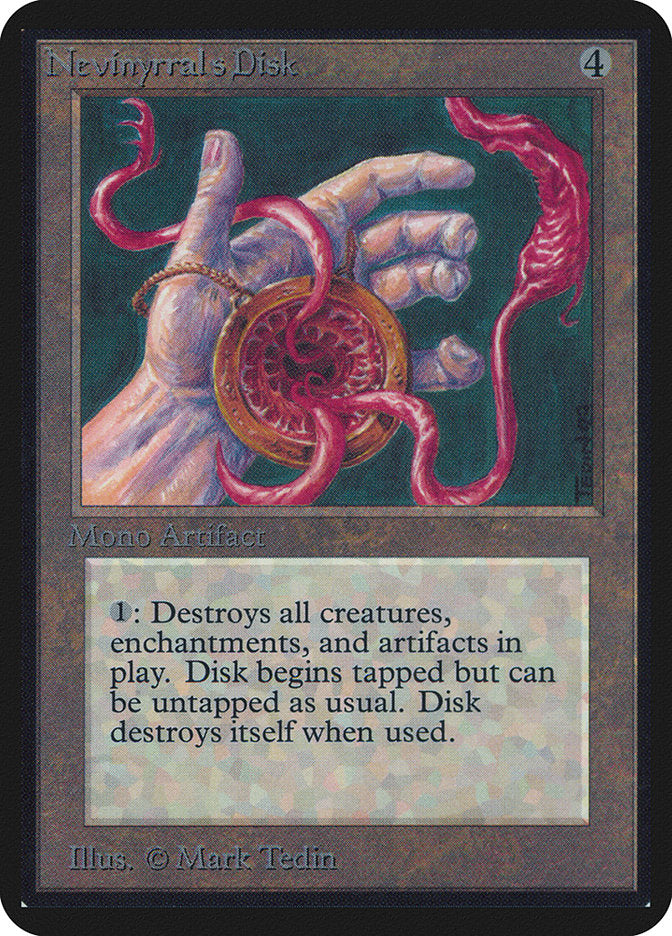 Nevinyrral's Disk [Alpha Edition] MTG Single Magic: The Gathering | Red Claw Gaming
