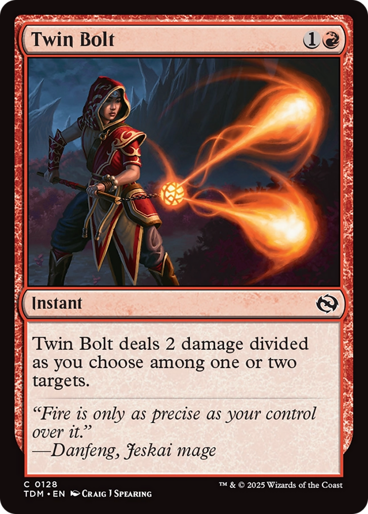 Twin Bolt [Tarkir: Dragonstorm] MTG Single Magic: The Gathering | Red Claw Gaming