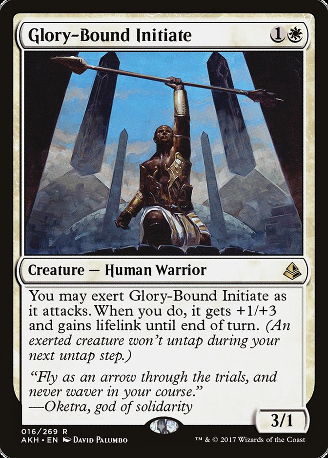 Glory-Bound Initiate [Amonkhet] MTG Single Magic: The Gathering | Red Claw Gaming