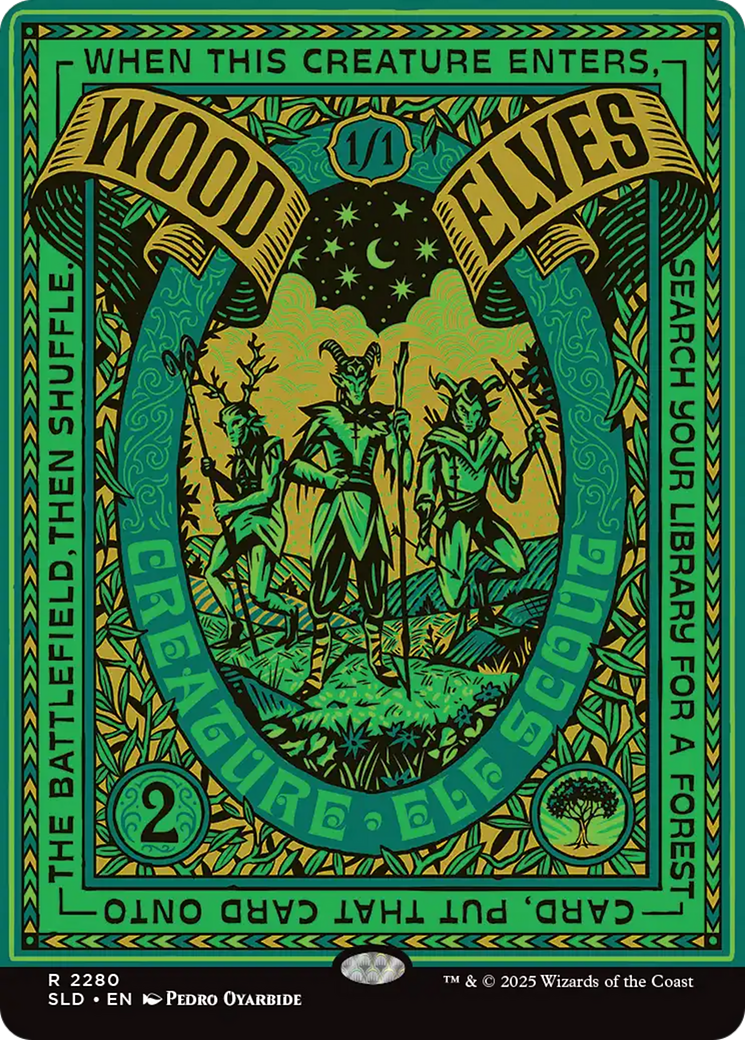Wood Elves (2280) [Secret Lair Drop Series] MTG Single Magic: The Gathering | Red Claw Gaming