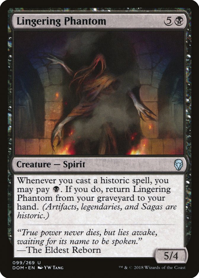 Lingering Phantom [Dominaria] MTG Single Magic: The Gathering | Red Claw Gaming