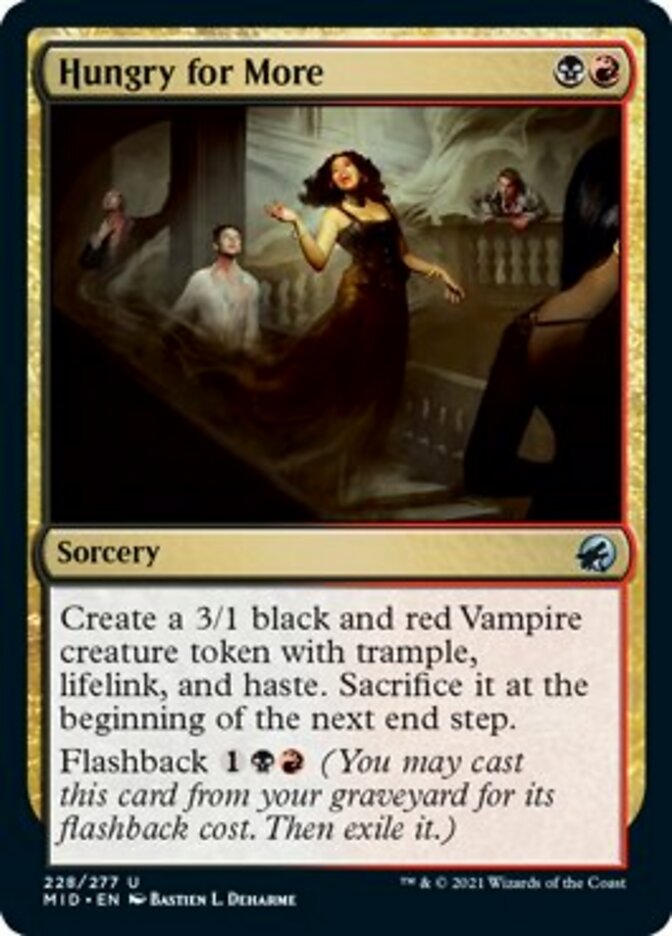 Hungry for More [Innistrad: Midnight Hunt] MTG Single Magic: The Gathering | Red Claw Gaming