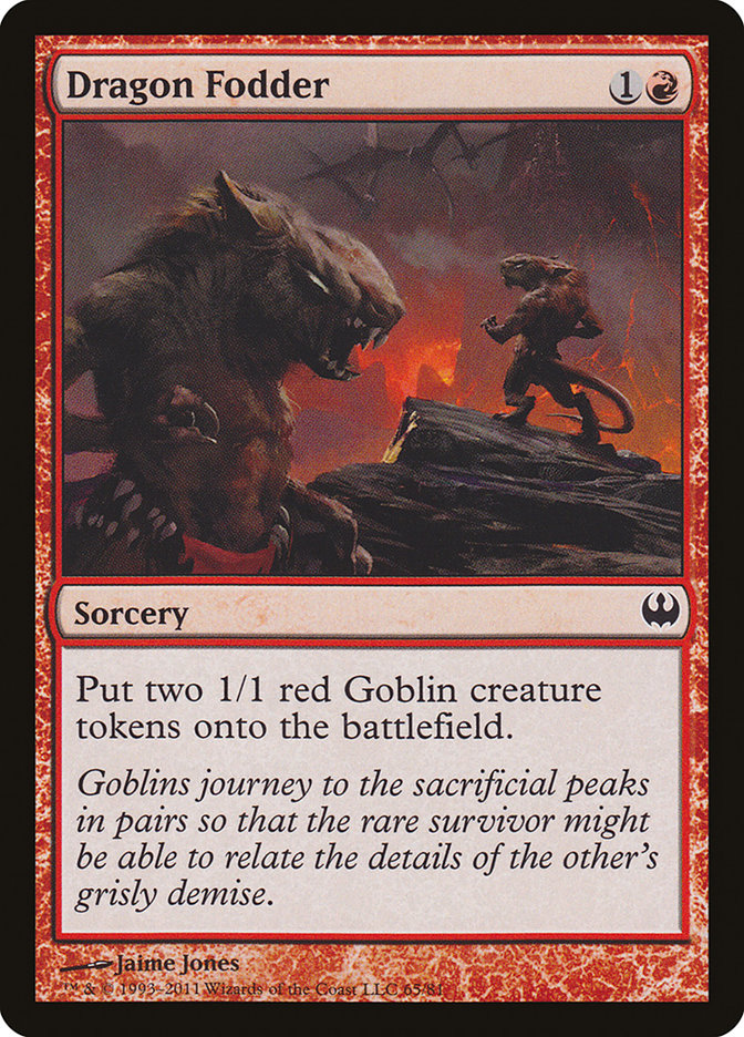 Dragon Fodder [Duel Decks: Knights vs. Dragons] MTG Single Magic: The Gathering | Red Claw Gaming