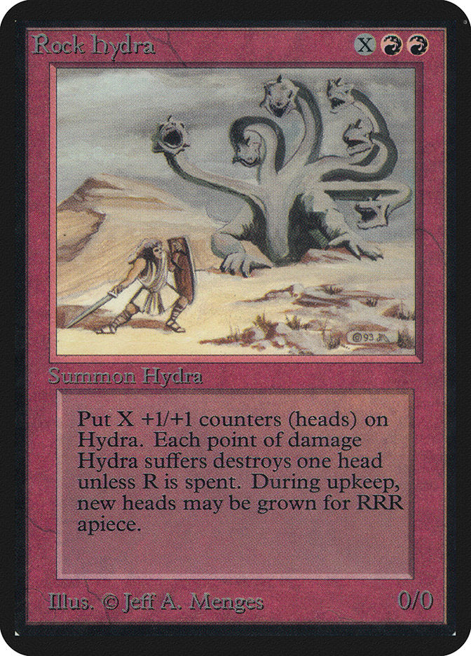 Rock Hydra [Alpha Edition] MTG Single Magic: The Gathering | Red Claw Gaming