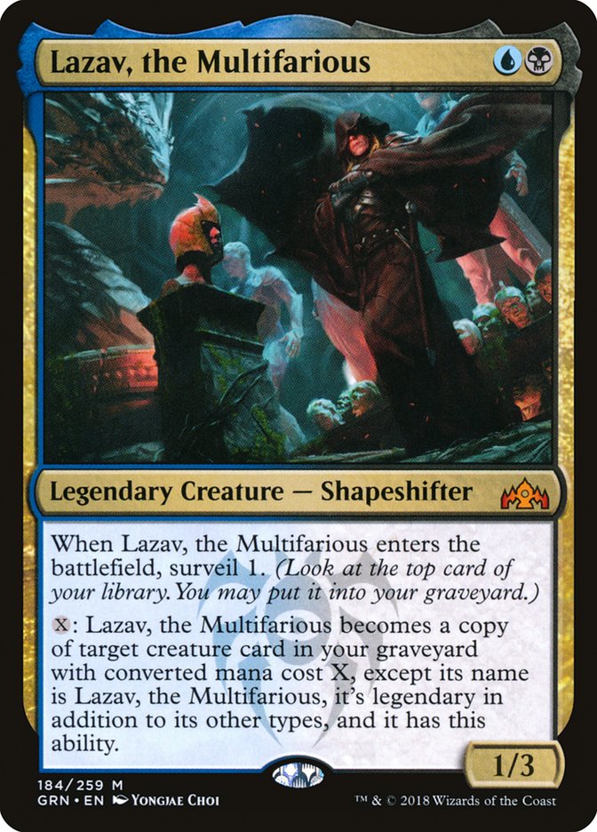 Lazav, the Multifarious [Guilds of Ravnica] MTG Single Magic: The Gathering | Red Claw Gaming