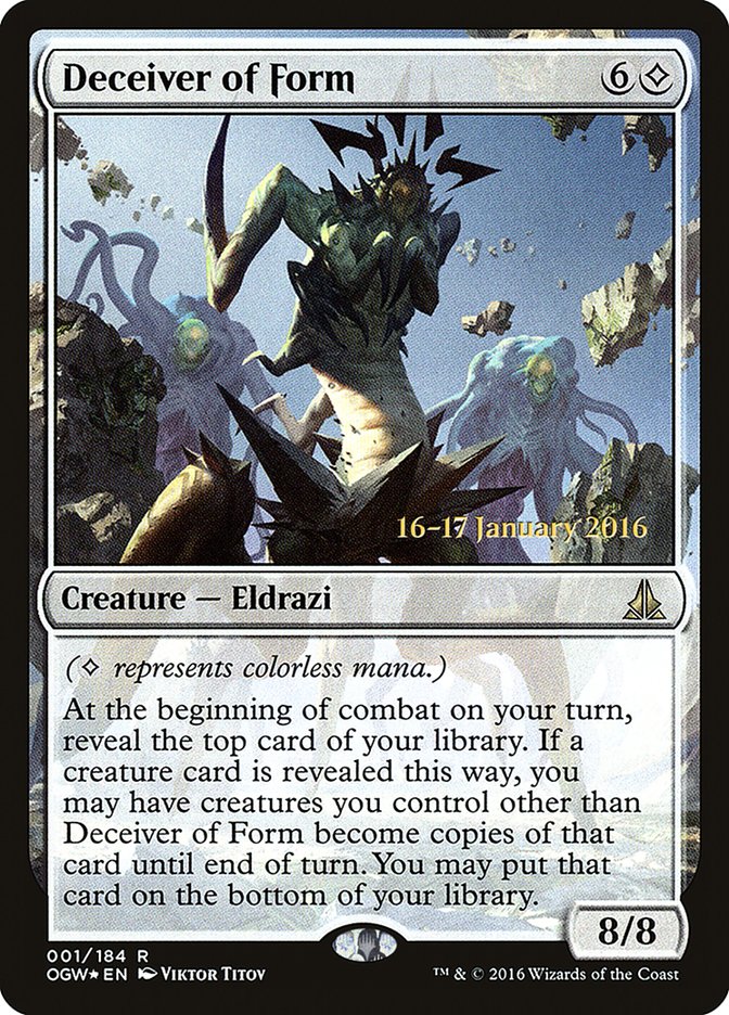 Deceiver of Form [Oath of the Gatewatch Prerelease Promos] MTG Single Magic: The Gathering | Red Claw Gaming