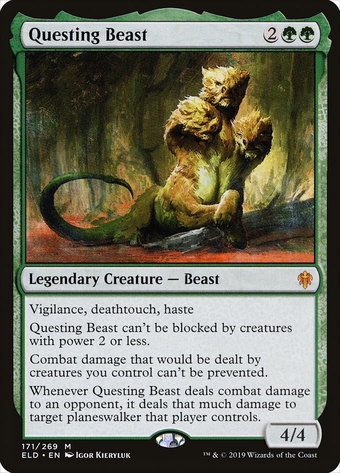 Questing Beast [Throne of Eldraine] MTG Single Magic: The Gathering | Red Claw Gaming