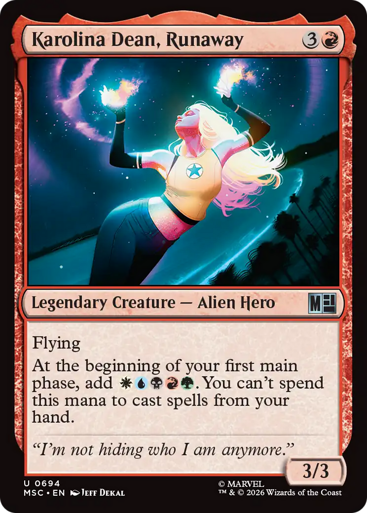 Karolina Dean, Runaway [Marvel Super Heroes Commander] | Red Claw Gaming
