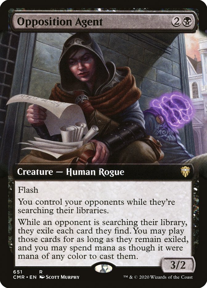 Opposition Agent (Extended Art) [Commander Legends] MTG Single Magic: The Gathering | Red Claw Gaming