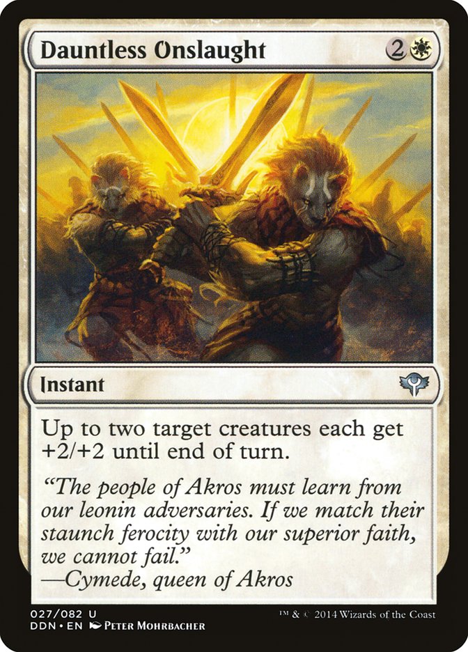 Dauntless Onslaught [Duel Decks: Speed vs. Cunning] MTG Single Magic: The Gathering | Red Claw Gaming