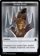 Bird // Emblem - Domri Rade Double-Sided Token [Ravnica Remastered Tokens] MTG Single Magic: The Gathering | Red Claw Gaming