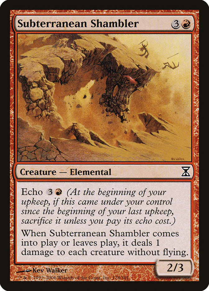 Subterranean Shambler [Time Spiral] MTG Single Magic: The Gathering | Red Claw Gaming