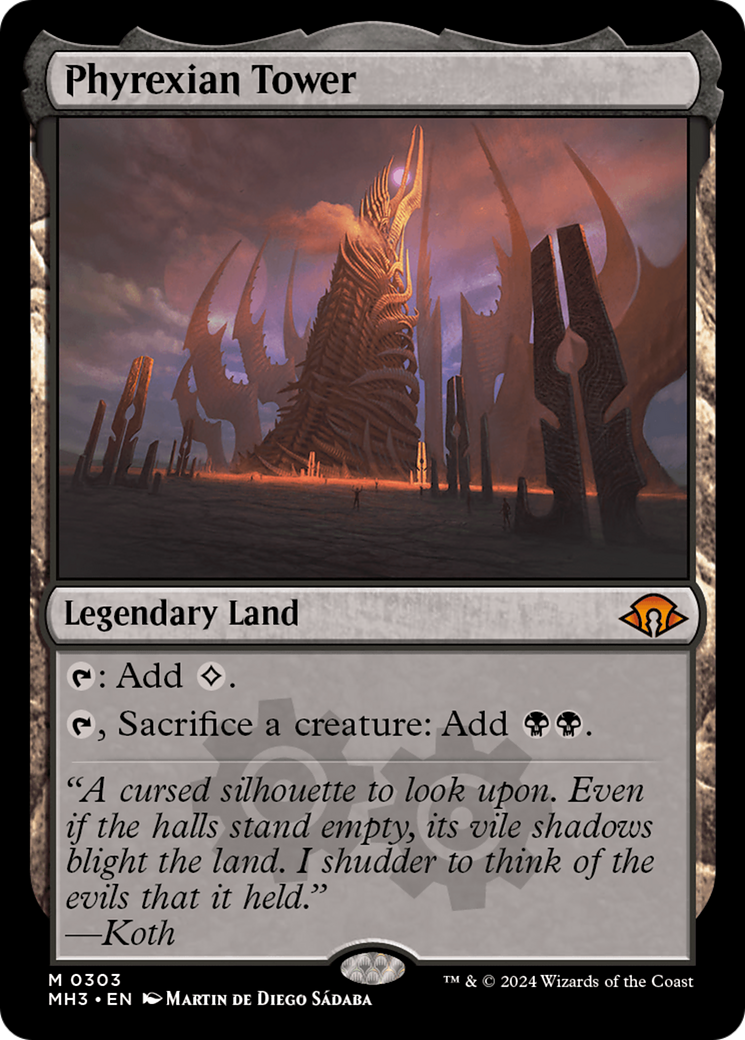 Phyrexian Tower [Modern Horizons 3] MTG Single Magic: The Gathering | Red Claw Gaming