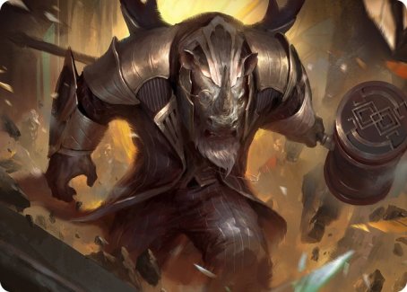 Perrie, the Pulverizer Art Card [Streets of New Capenna Art Series] MTG Single Magic: The Gathering | Red Claw Gaming