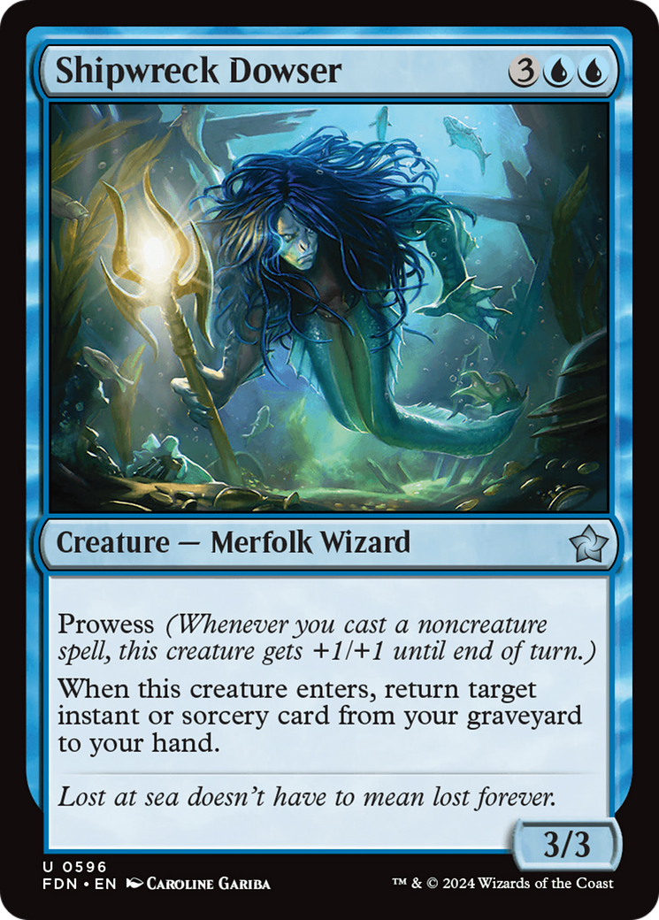 Shipwreck Dowser [Foundations] MTG Single Magic: The Gathering | Red Claw Gaming