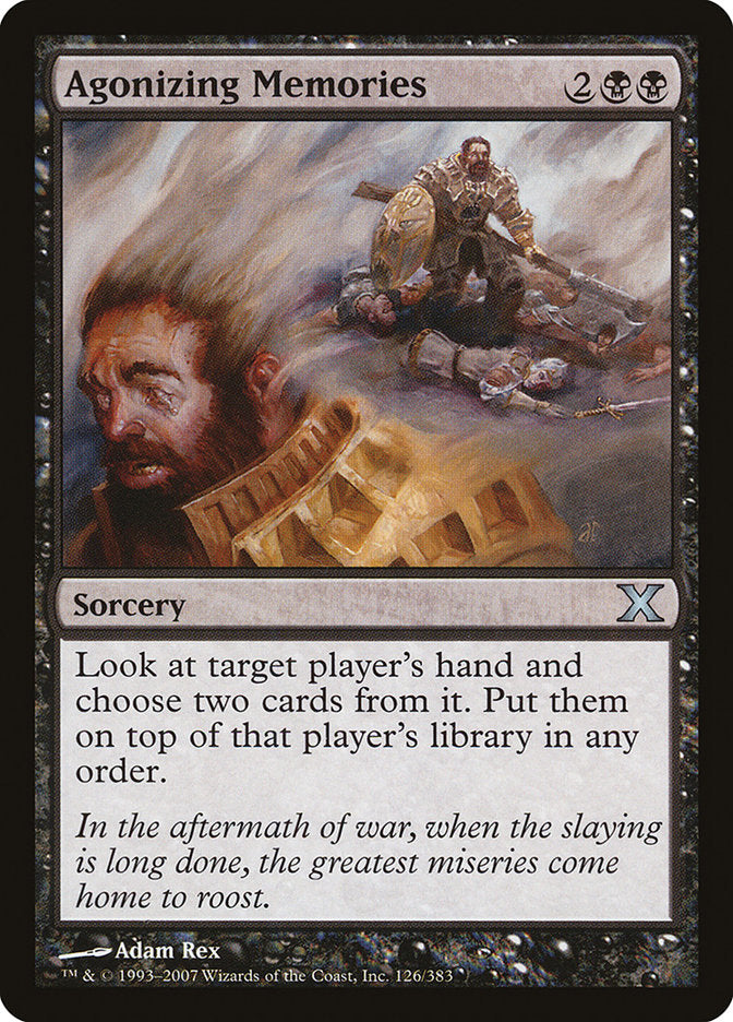 Agonizing Memories [Tenth Edition] MTG Single Magic: The Gathering | Red Claw Gaming