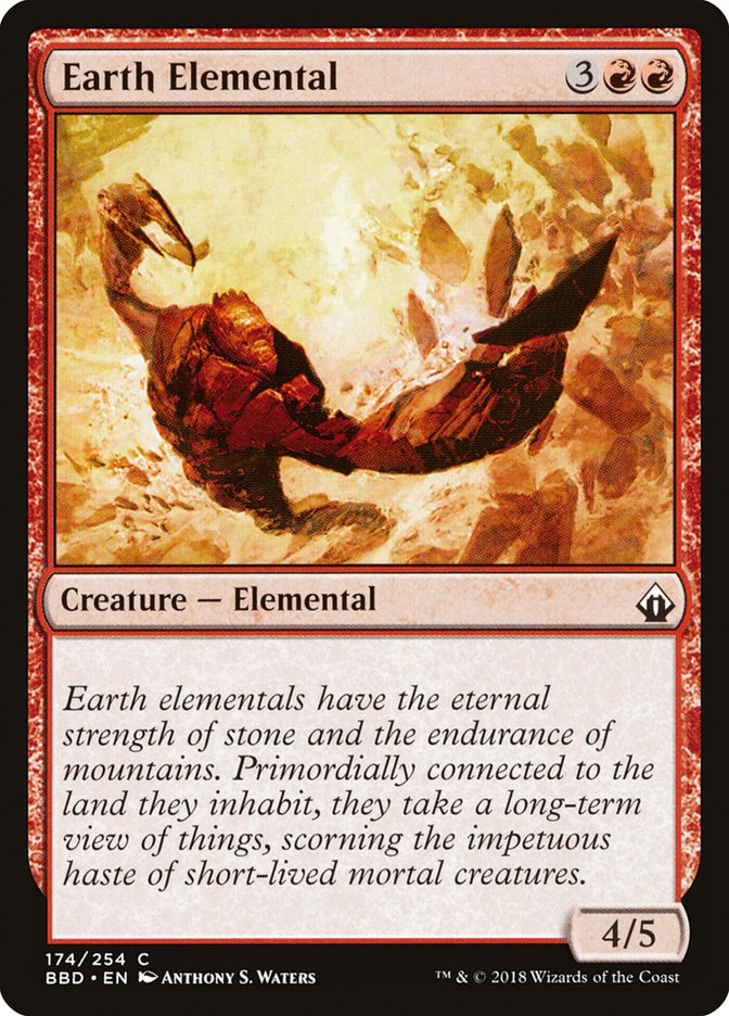 Earth Elemental [Battlebond] MTG Single Magic: The Gathering | Red Claw Gaming