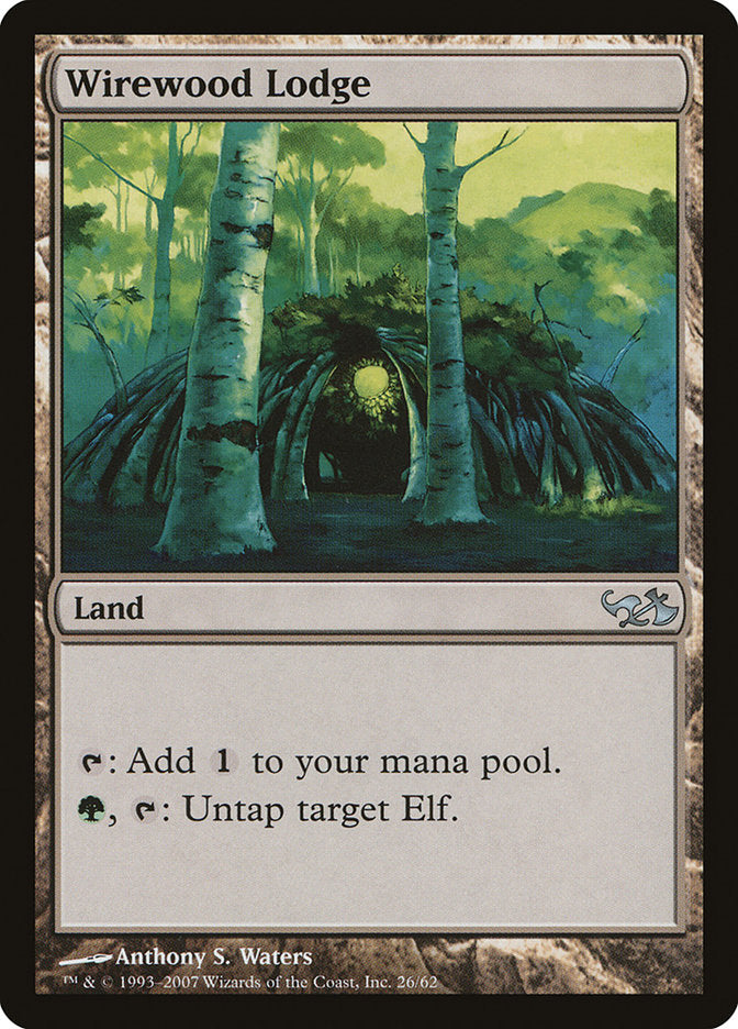 Wirewood Lodge [Duel Decks: Elves vs. Goblins] MTG Single Magic: The Gathering | Red Claw Gaming