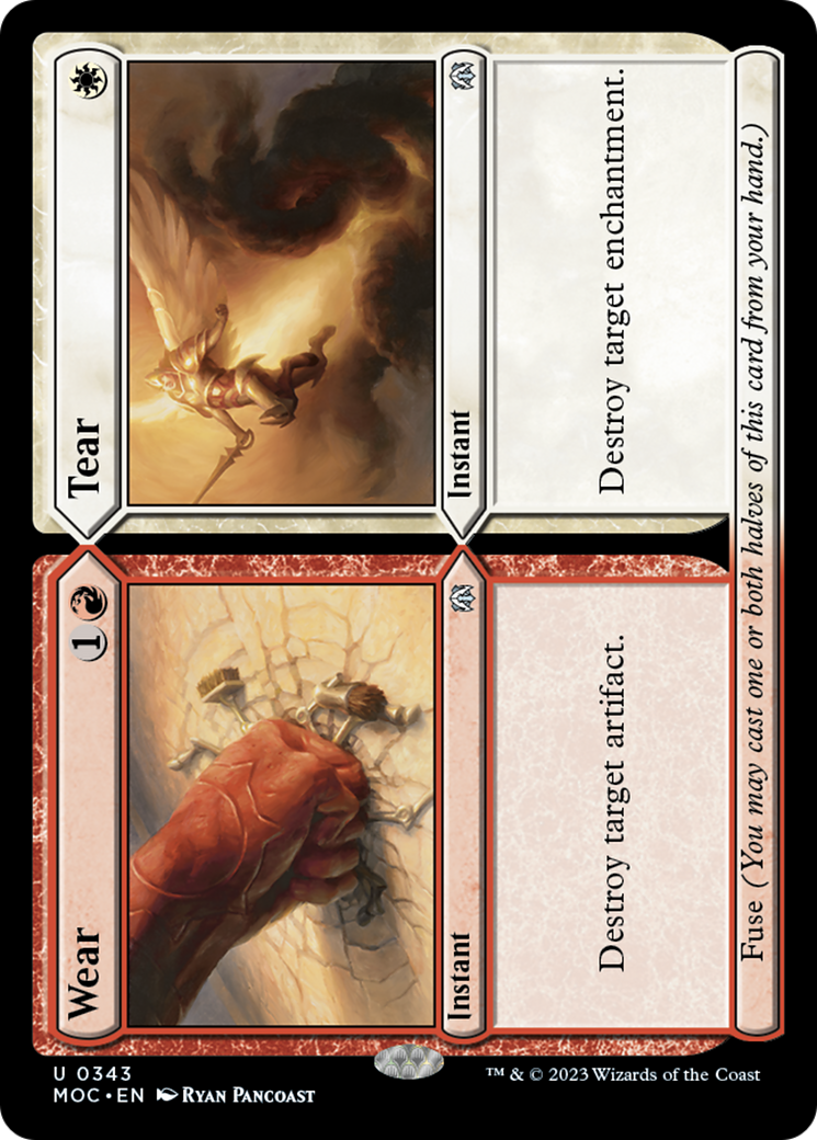 Wear // Tear [March of the Machine Commander] MTG Single Magic: The Gathering | Red Claw Gaming