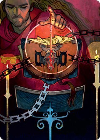 Sign in Blood Art Card [Strixhaven: School of Mages Art Series] MTG Single Magic: The Gathering | Red Claw Gaming