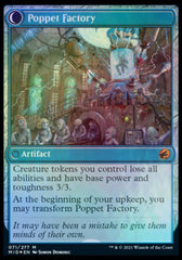 Poppet Stitcher // Poppet Factory [Innistrad: Midnight Hunt Prerelease Promos] MTG Single Magic: The Gathering | Red Claw Gaming