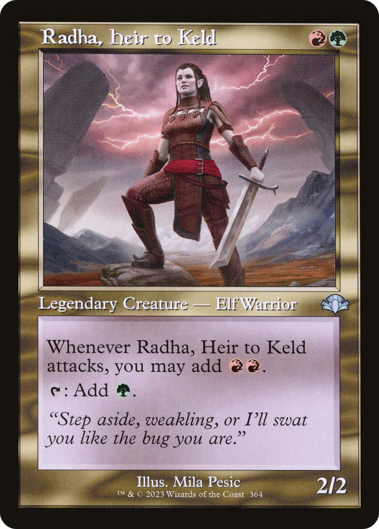 Radha, Heir to Keld (Retro) [Dominaria Remastered] MTG Single Magic: The Gathering | Red Claw Gaming
